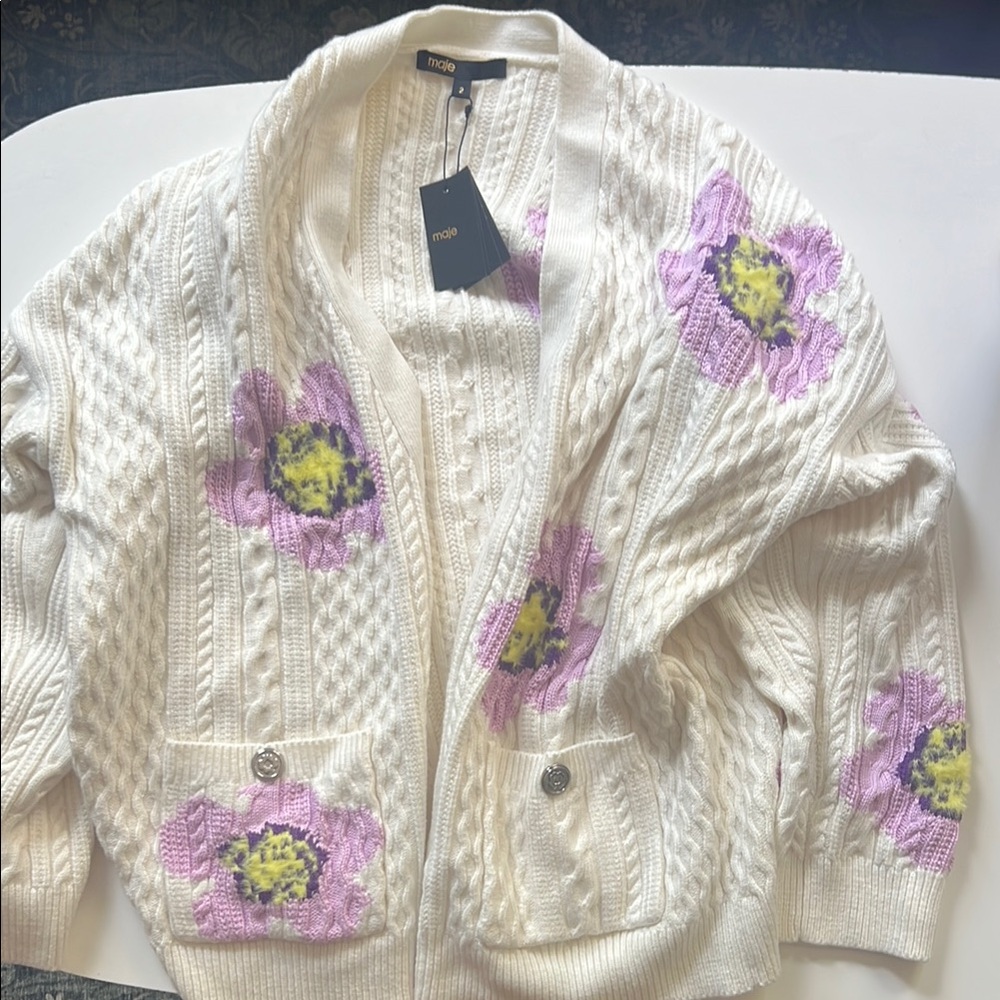 Maje cardigan NWT
